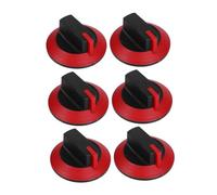 SEWACC 6pièces Boutons De Rechange Pour Cuisinière à Gaz Lot De Interrupteurs De Commande Pour Table De Cuisson Remplacement Pour Usage Domestique Et Commercial