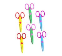 SEWACC 6pièces Ciseaux Cranteurs Pour Garçon Fille De Outils De Découpage Et Sécurisés Pour Activités Manuelles Et