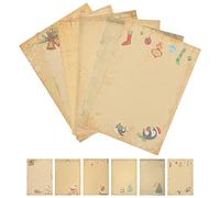 SEWACC 72 Feuilles Lettres Vintage de Noël Lettres Décoratif pour Messages