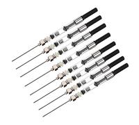 SEWACC 8 Pièces Dispositif de Remplissage Encre pour Stylo Plume Absorbeur Encre Interface Amovible pour Nettoyage Pratique et Économique Fournitures Scolaires pour Étudiants