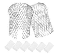 SEWACC 8 pièces Filtre pour Gouttière Lot de Filtres de Protection pour Drainage Garde de Tuyau de Descente Accessoire pour Éviter Débris