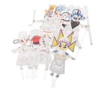 SEWACC 8 Pièces Kit de Fabrication de Marionnettes Ombre Traditionnelles Atelier DIY pour Artistique Éducative Exploration Apprentissage