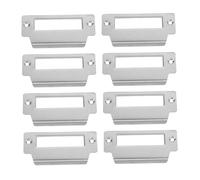 SEWACC 8 pièces Plaques de Renfort de Porte Acier Inoxydable Dispositifs de Sécurité pour Serrure Intérieure Protège Gâche et Bloqueur pour Portes