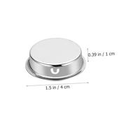 SEWACC 8 pièces Poignée Encastrée Acier Inoxydable Tirage Invisible pour Portes Coulissantes et Armoires Design Simple et Ouverture Facile pour Cuisine et Dressing