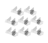 SEWACC 8 Pièces Support de Lit U Connecteur Robuste pour Cadre de Lit Accessoire pour Stabilité et Silence Renfort de Charnière pour Meubles