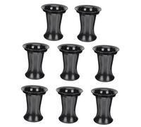 SEWACC 8 pièces Tube de Port Haut Parleur Noir Tube Bass Reflex pour Caisson de Basse Sortie pour Enceinte Accessoire Audio pour Voiture et Maison