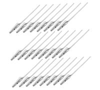 SEWACC 80 Pièces Porte-cartes Métal Fil Acier Clips Photo Robustes pour Notes Porte-noms Support Compact pour Bureau Fêtes et Décoration DIY