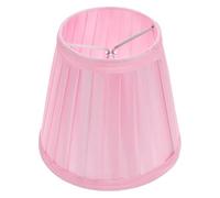 SEWACC Abat-Jour en Tissu Rose pour Lampe E27 Petit Abat-Jour de Lampe Vintage Protège-Poussière Accessoire D’Éclairage Intérieur Usage Maison et Bureau