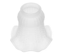 SEWACC Abat-jour en Verre pour Plafonnier E27, Abat-jour de Remplacement pour Lampe Suspendue et Applique Murale, Verre Trempé Transparent, Éclairage Intérieur Salon, Kit