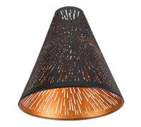 SEWACC Abat Jour Fer Sculpté Noir avec Design Escalier Éclairage Décoratif Moderne pour Lampe de Table Diamètre Du Trou Parfait pour Ambiance