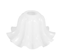 SEWACC Abat Jour Plastique Forme de Fleur Blanche Couvre Lampe Élégant pour Lampes Suspendues et Appliques Murales Installation Facile et pour Décoration Intérieure