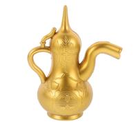 SEWACC Accessoire de Fontaine Invisible de Gourde Dorée en Plastique Réutilisable Bec Coulant pour Décoration de Jardin et Décor de Table Créatif