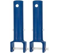SEWACC Accessoire de Piscine pour Aspirateur de Piscine, Poignée Ventouse en Plastique Bleu, 2 Pièces, Installation Facile pour L’Entretien Nettoyage du Bassin, Fête Estivale