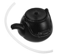 SEWACC Accessoire Installation Facile en Céramique Noire de Fontaine à Eau Décor de Cascade Élégant pour Étang et Jardin pour Usage Intérieur et Extérieur