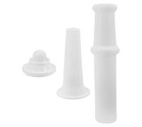 SEWACC Accessoire pour Hachoir à Viande 3 Pièces - Poussoir Embout Saucisse N°5 Plaque de Découpe - Plastique Solide Compatible Accessoire Cuisine pour Préparation de Saucisses