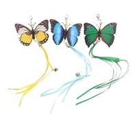 SEWACC Accessoires pour Chats 3 Pièces Têtes de Remplacement Jouets Interactifs en PP Solide pour Jouer et Passer du Temps Votre Chat