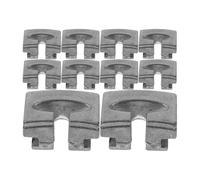 SEWACC Accessoires pour Tondeuse à Gazon, 10 Pièces d'Œillets en Alliage pour Tête de Coupe-Bordures, Guide-Fil Robuste, Adaptés pour Usage Extérieur