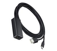 SEWACC Adaptateur Micro USB vers Rj45 Ethernet 100m pour Télévision et Moniteur, Convertisseur Réseau Stable et Solide, Compatible Télévision, Noir, Usage Domestique et Multimédia