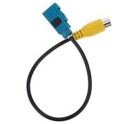 SEWACC Adaptateur Vidéo pour Caméra de Recul Noir en PVC Connexion Inverse Haute Définition Compatible Système Audio Stéréo Véhicule et Navigation