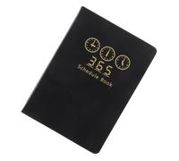 SEWACC Agenda 2026 Diary Noir Couverture Rigide et Coins Arrondis, Carnet de Planification pour To-do Lists et Business Journaling, Vues Mensuelles et Hebdomadaires