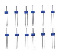SEWACC Aiguilles Doubles Faciles à Utiliser Lot de 12 en Métal à Double Aiguille Portables pour Machine à Coudre Adaptées pour Usage Domestique ou Boutique de Vêtements