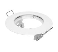 SEWACC Anneau de Finition Blanc pour Spot Encastrable Support Sécurisé pour Ampoules Compatible avec Divers Spots LED Plafond