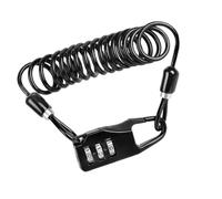 SEWACC Antivol à Combinaison pour Vélo Câble en Acier et Alliage de Zinc, Sécurité Renforcée, 3 Chiffres, pour Cyclisme en Extérieur, Couleur Noir