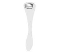 SEWACC Applicateur de Crème Yeux avec Cuillère en Acier Inoxydable et Rouleau de Massage Visage Mini pour Réduire les Poches, Facile à Nettoyer