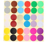 SEWACC Autocollants Ronds Autocollants à Code Couleur 10 CM - 60 Pièces 20 Couleurs Différentes - Étiquettes Adhésives Repositionnables pour Bureau École et Organisation Familiale