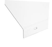 SEWACC Auvent de Porte et Fenêtre Transparent Plastique pour Terrasse et Balcon Protection Pluie et Neige Installation Façade