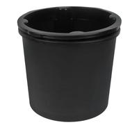 SEWACC Bac de Plantation de Pommes de Terre Noir Rond 29 CM Diamètre Haut X 265 CM Hauteur X 24 CM Diamètre Base Pot de Culture en Plastique Seau Double Couche pour Jardinage Potager
