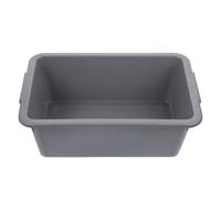 SEWACC Bac de Rangement Rectangulaire en Plastique PP Gris Panier Utilitaire 414 X 287 X 131 CM Multi-Usages pour Vaisselle et Ustensiles Adapté aux Cuisines et Restaurants