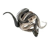 SEWACC Bague Serpent Rétro Simple en Alliage, Duo Unisexe Réglable | Bijou de Doigt, Accessoire Cosplay et Soirée, Décoratif, Confortable, pour Femmes et Adultes