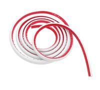 SEWACC Baguette Flexible Auto Adhésive PVC Moulure Quart de Rond pour Murs Sols Escaliers Angles et Mètres Finition Blanche
