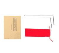 SEWACC Baguettes de Sourcier en Acier Inoxydable Flexibles pour Détection d'eau et Recherche de Veines, Outil de Radiesthésie pour Géobiologie et Feng Shui