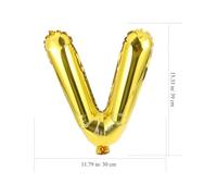 SEWACC Ballons Aluminium «je T’aime» Dorés, Ensemble Déco Mariage et Saint-valentin, Lettres Gonflables Réutilisables, Kit 1 Set pour Fête Romantique et Célébration