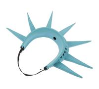 SEWACC Bandeau Statue Liberté Torche Accessoire de Costume Patriotique pour Adulte Couronne de Déguisement pour Fête Cosplay et Halloween Matériau Résistant Taille Unique