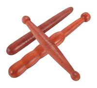 SEWACC Bâtons de Massage pour Stimuler la Circulation Sanguine Lot de 3 en Bois Légers Forme Compacte, Outil de Massage pour Tout le Corps Pieds la Maison
