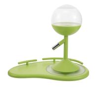 SEWACC Biberon Anti-Fuite pour Petits Animaux, Distributeur d'eau Réglable 6,5-12,5 Cm, Bouteille Automatique Rechargeable en Plastique Vert Matcha, Adapté pour Hamsters, Lapins
