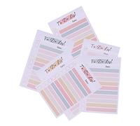 SEWACC Bloc Notes Autocollants Colorés Portables Multi Fonctions Papier Fluorescent Arc Ciel pour Étudiants Notes Compactes Faciles à Déchirer