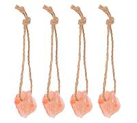 SEWACC Blocs de Sel à Lécher pour Chevaux Bovins et Cerfs - 4 Pièces - Sel Rose de L’Himalaya Riche en Minéraux Naturels - Friandises Minérales pour Élevage et Bien-être Animal