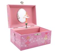 SEWACC Boîte à Musique pour Fille Petite Taille Coffret à Bijoux Musical pour Danseuse de Ballet Rangement Boucles D’Oreilles Présent Anniversaire Décor Chambre Garçon et Filles