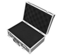 SEWACC Boîte à Outils Portable en Alliage D'aluminium Mousse, Verrouillage Sécurisé, Format Mini 25,5x16,5x9,5 Cm, Valise De Rangement Compacte pour Voyage Et Usage Quotidien