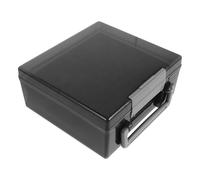 SEWACC Boîte de Rangement pour Piles AA et AAA Doublure en Mousse, Conteneur Portable et Sécurisé pour Recyclage, Capacité 72 Piles, pour Maison, Garage et Voyages