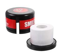 SEWACC Boîte Distributeur de Bandes de Cou Noire Rouleau Blanc Plastique Solide pour Salon de Coiffure Coiffure Coupe et Coloration Accessoire Professionnel Pratique