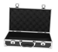 SEWACC Boîte Portable Alliage Aluminium Mallette à Outils Conteneur De Rangement Valise De Présentation pour Divers Objets