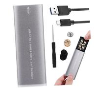 SEWACC Boîtier Disque Dur Externe SSD USB Type-c Boîtier Solide Portable Compatible PC Laptop et Smart TV avec Rapide et Hibernation Intelligente