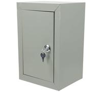 SEWACC Boîtier Électrique Étanche Extérieur 200x300 Mm en Métal Gris Clair, Boîte de Jonction pour Projet, Coffret Alimentation Extérieur Résistant la Pluie la Poussière, Boîte