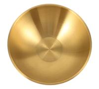 SEWACC Bol à Nouilles Inox Double Paroi 16 Cm, Bol à Soupe Isolant en Acier 304 Brossé Doré, Récipient Alimentaire Résistant et Anti-brûlure, Ustensile la Cuisine pour Ramen et Plats