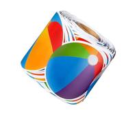 SEWACC Bordure Adhésive Décorative avec Motif Balle de Plage Papier Bordure Déchirement Autocollant Tableau Affichage pour Déco Classe Portes et Fenêtres Fête Piscine